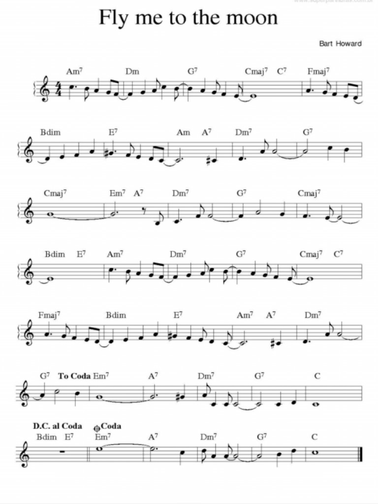 Fly Me To The Moon | PDF