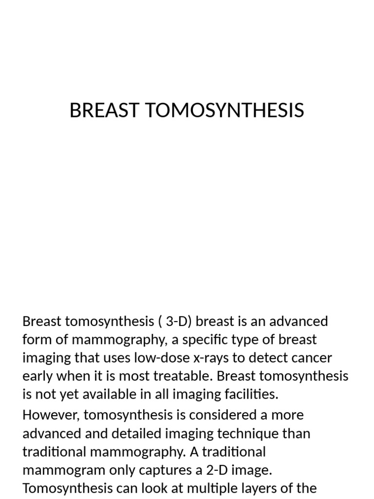 Sonomammography and Breast Imaging Techniques | PDF