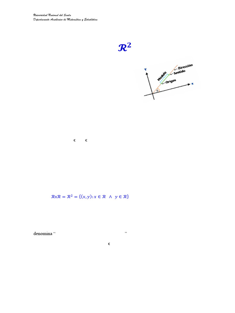 3 VECTORES EN R2 | PDF | Sistema de coordenadas Cartesianas | Vector ...
