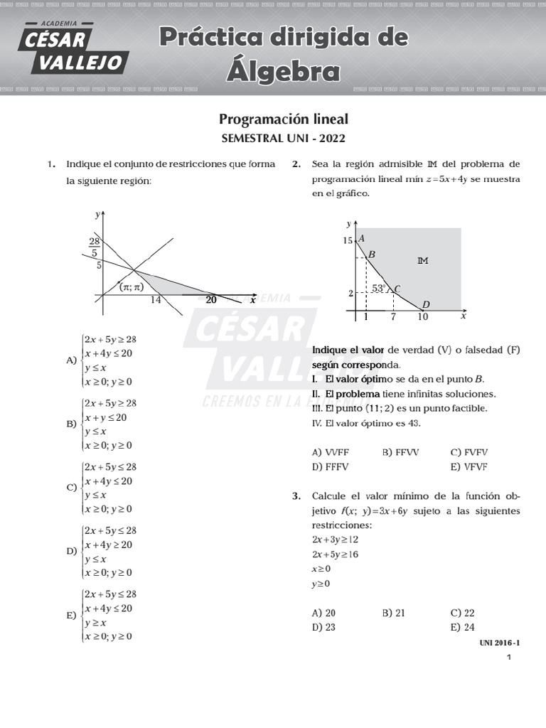 Algebra 20 | PDF