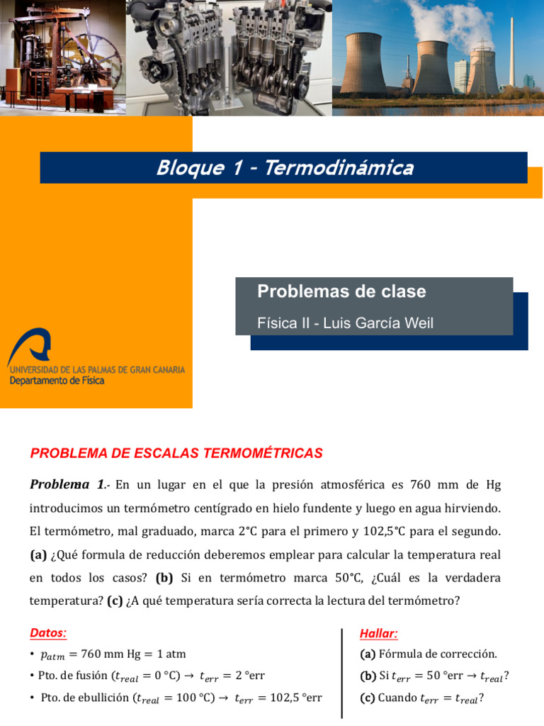 Problemas de Termodinámica y Gases Ideales | PDF | Agua | Refrigerador