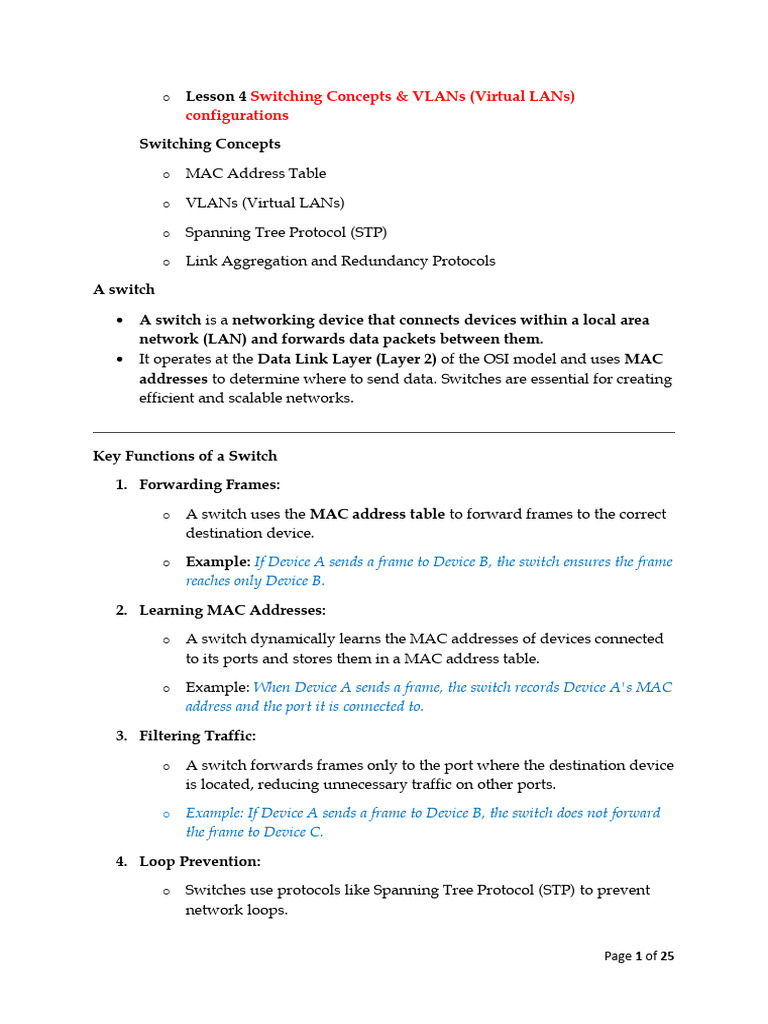 VLAN Communication Issues and Solutions | PDF | Network Switch ...