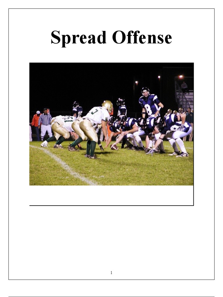 Youth Spread Offense Playbook | PDF | Quarterback | Team Sports