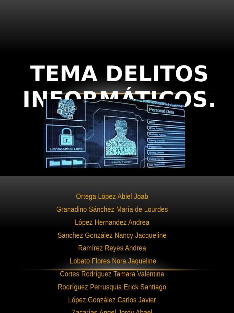 Delitos Informatica Jur | PDF | Suplantación de identidad | Abuso sexual
