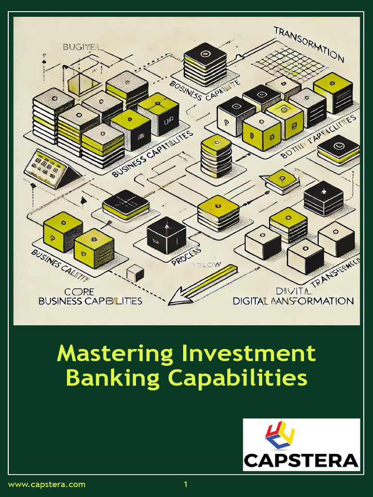 Investment Banking Capability Mapping Guide | PDF | Governance | Banks
