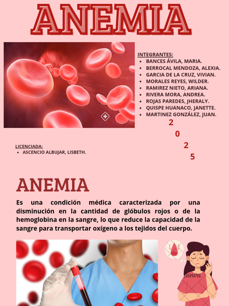 Tipos y causas de la anemia | PDF | Anemia | Glóbulo rojo