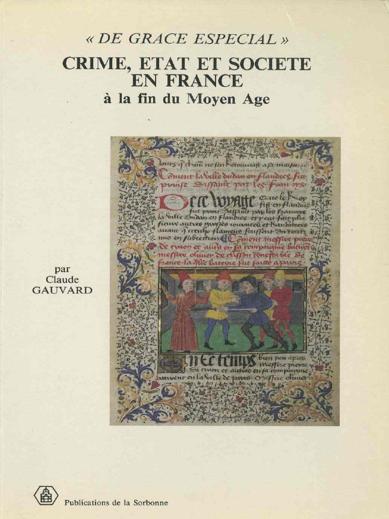 Crime et société en France au Moyen Âge | PDF | Crimes | Crime et violence