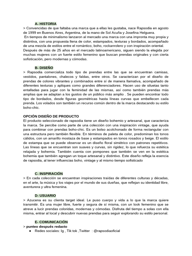 Rapsodia Foto Moda | PDF | Moda | Estética