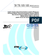 ETSI TS 123 122: Technical Specification