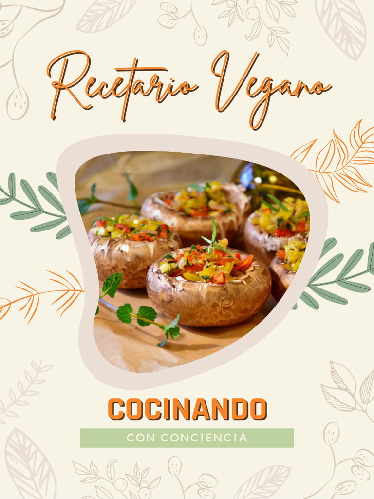 Recetas Veganas Variadas y Saludables | PDF | ensalada | Panes