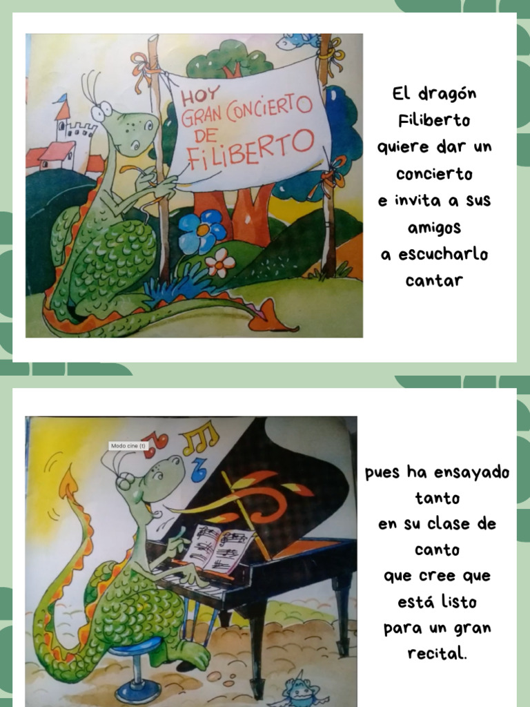 Filiberto, el dragón cantante | PDF