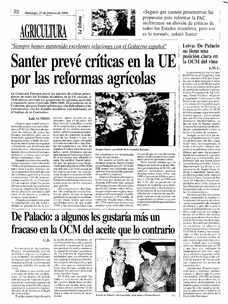 Tribuna de Ciudad Real La N.º 2.652 22 2 1998 22 | PDF