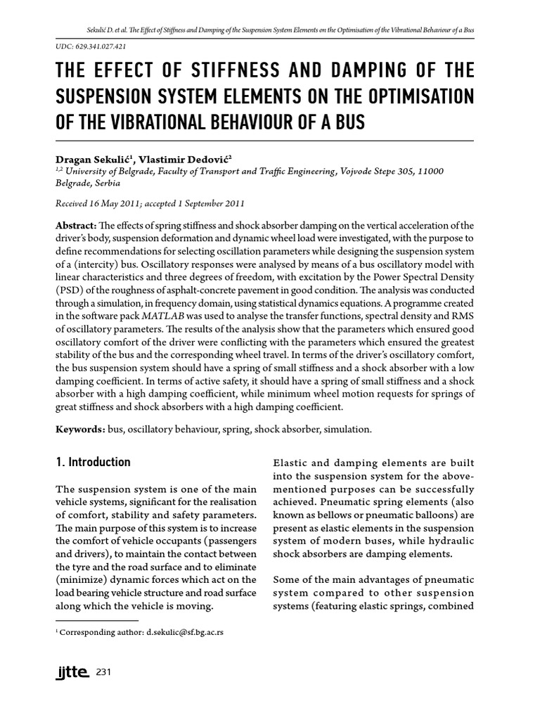 The - Effect - of - Stiffness - and - Damping - of - T | PDF ...