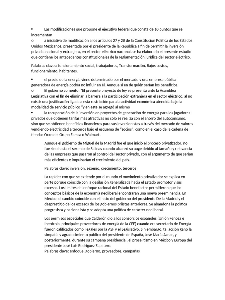 Ideas de La Privatizacion Electrica | PDF | Privatización | Economias