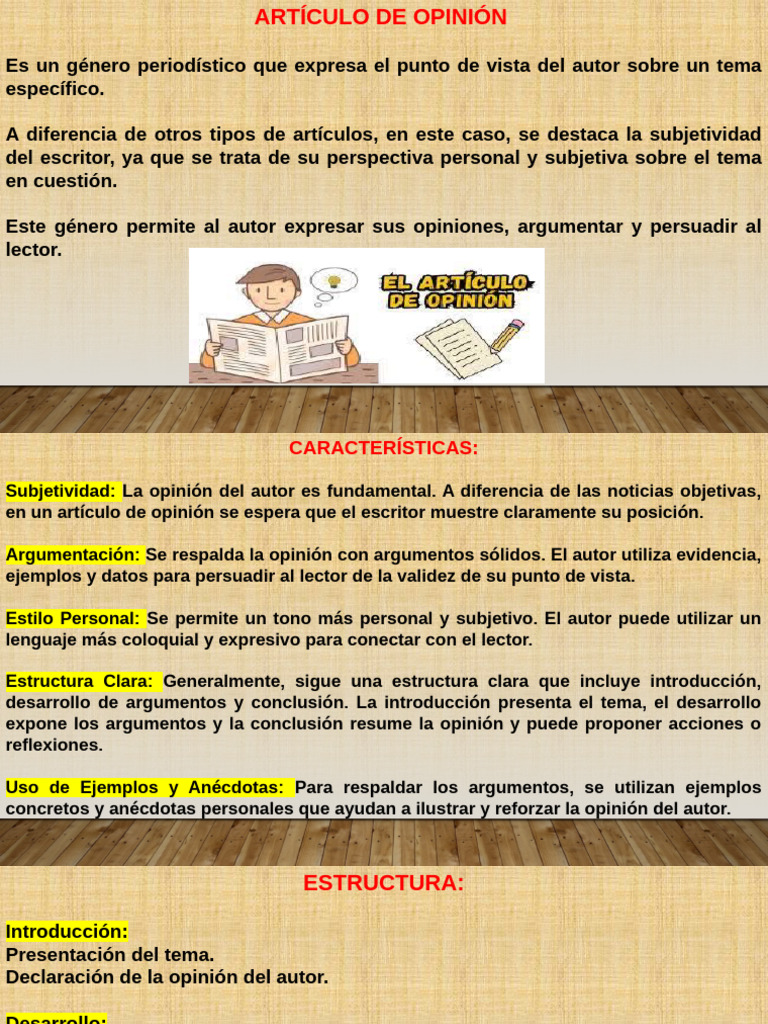 Artículo de Opinión Clase 2 | PDF | Comunicación humana | Aprendizaje