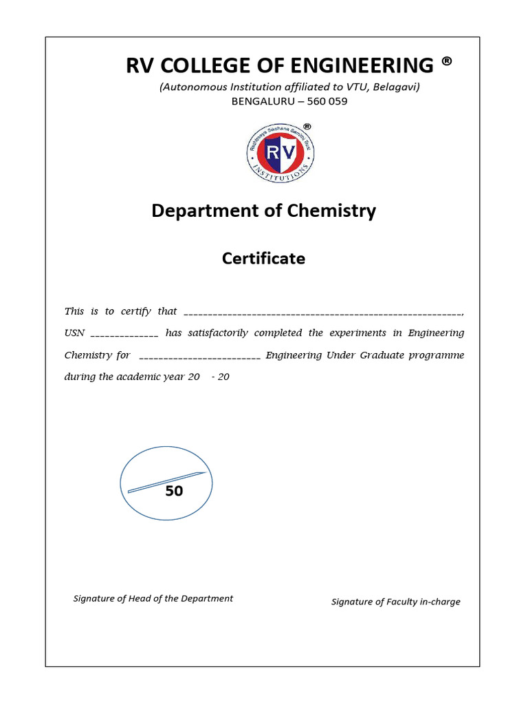 Srm Manual Nov 2022-Computer Science Stream | PDF | Titration | Chemistry