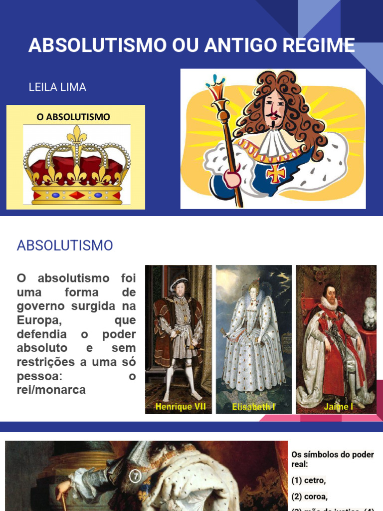 Características do Absolutismo na Europa | PDF