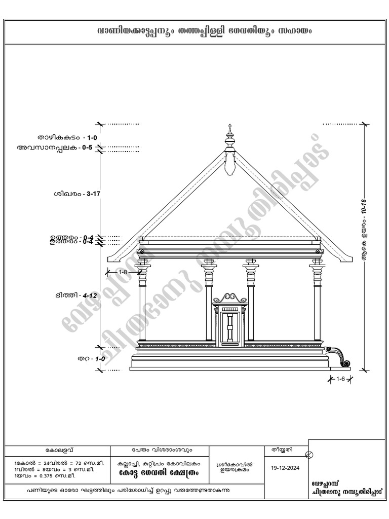 A3-05-Kozhikkode Kallachi Kuttipra Kottabhagavathi Temple | PDF