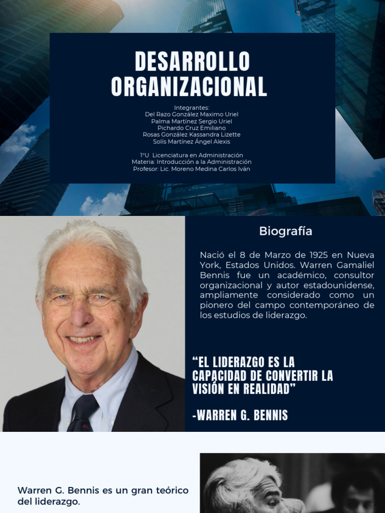 Desarrollo Organizacional | PDF | Liderazgo | Evaluación