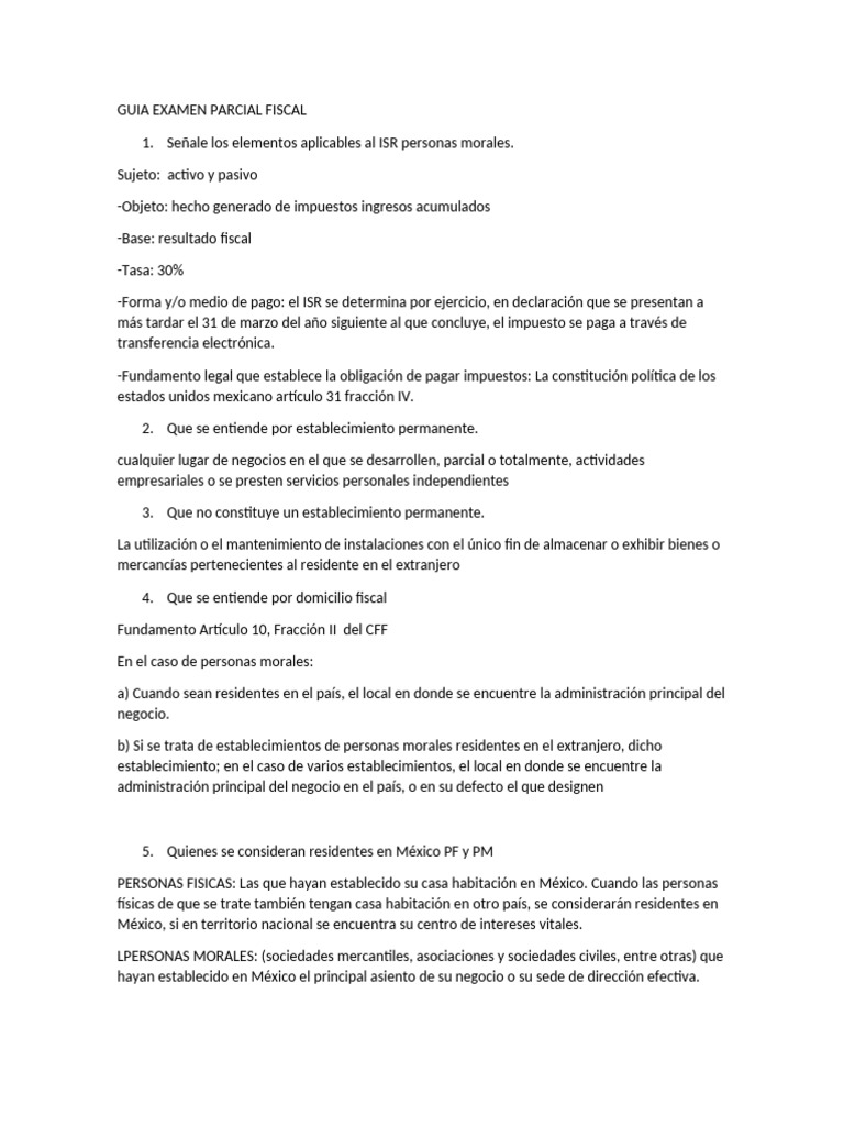 Guía Completa ISR Personas Morales | PDF | Impuesto sobre la renta ...