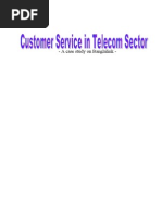 Customer Service in Telecom Sector