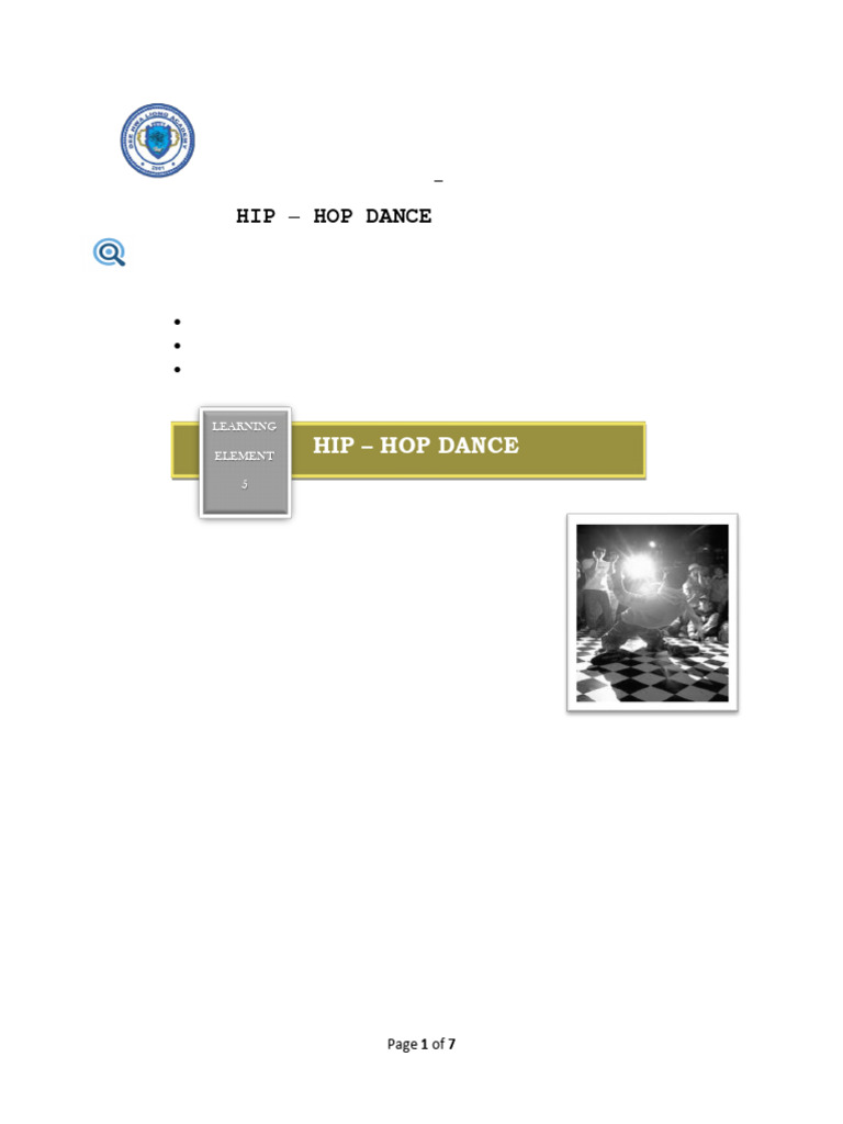 Hip Hop Dance Styles Overview | PDF | Hip Hop Music | Dances