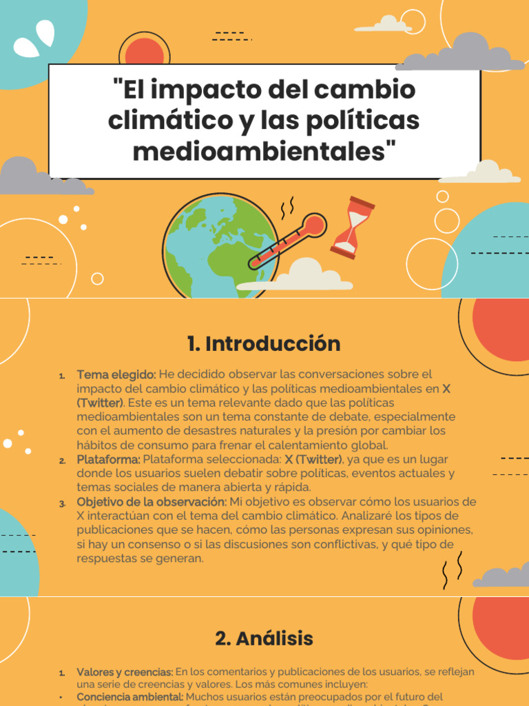 Cambio Climatico | PDF | Entorno natural | Cambio climático