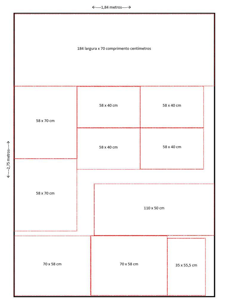 Dimensões do MDF em Centímetros | PDF