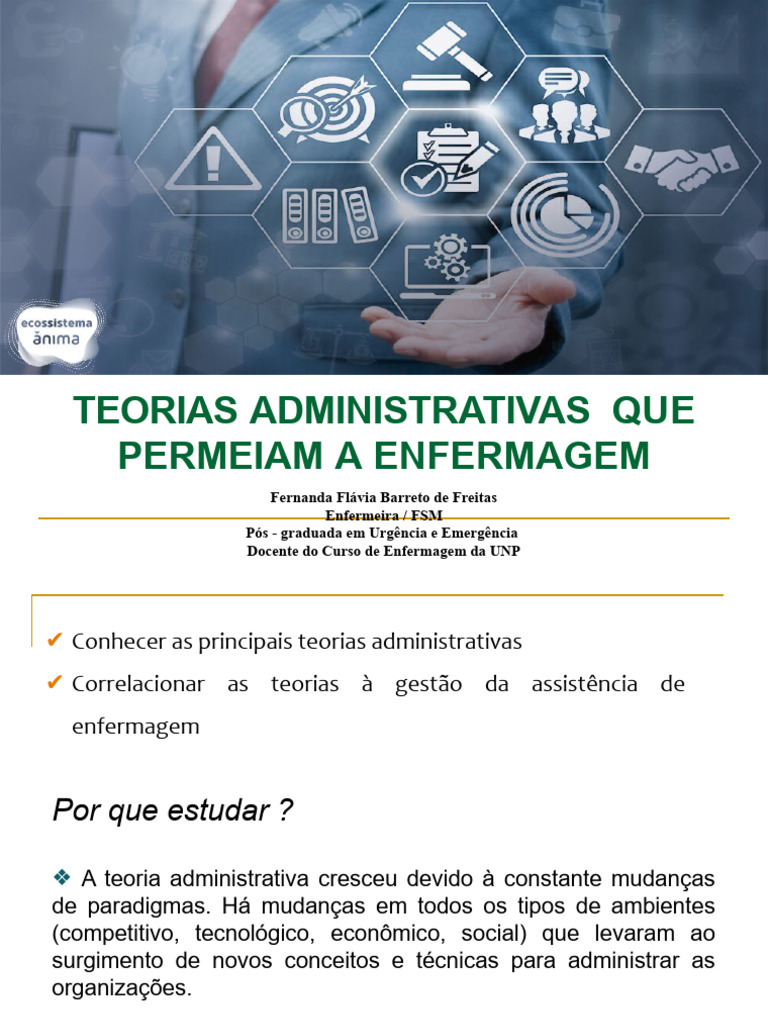 Teorias Administrativas - Gest%c3%83o de Sa%c3%9ade | PDF | Motivação ...