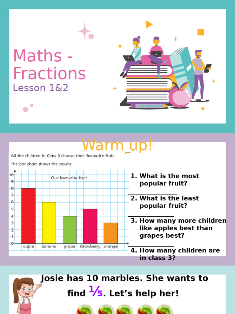 Understanding Fractions: Lessons 1 & 2 | PDF