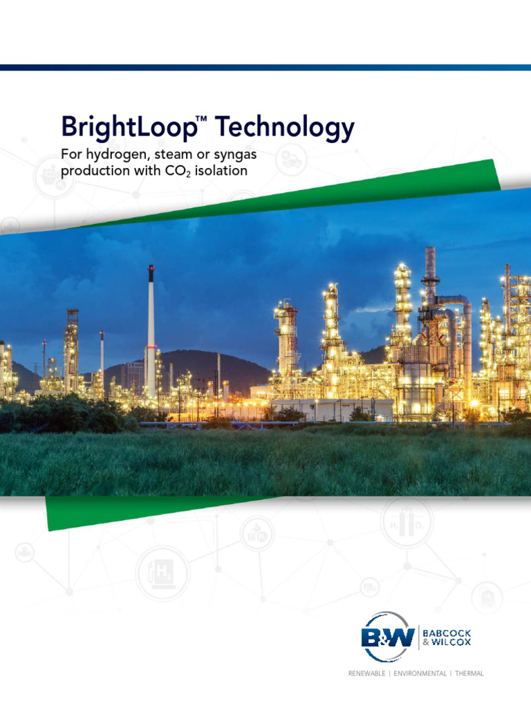 BrightLoop™: Low-Carbon Hydrogen Production | PDF | Hydrogen | Chemical ...