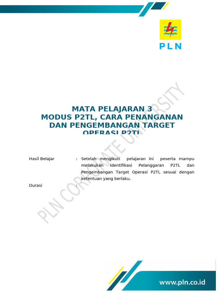 Modus dan Penanganan Pelanggaran P2TL | PDF