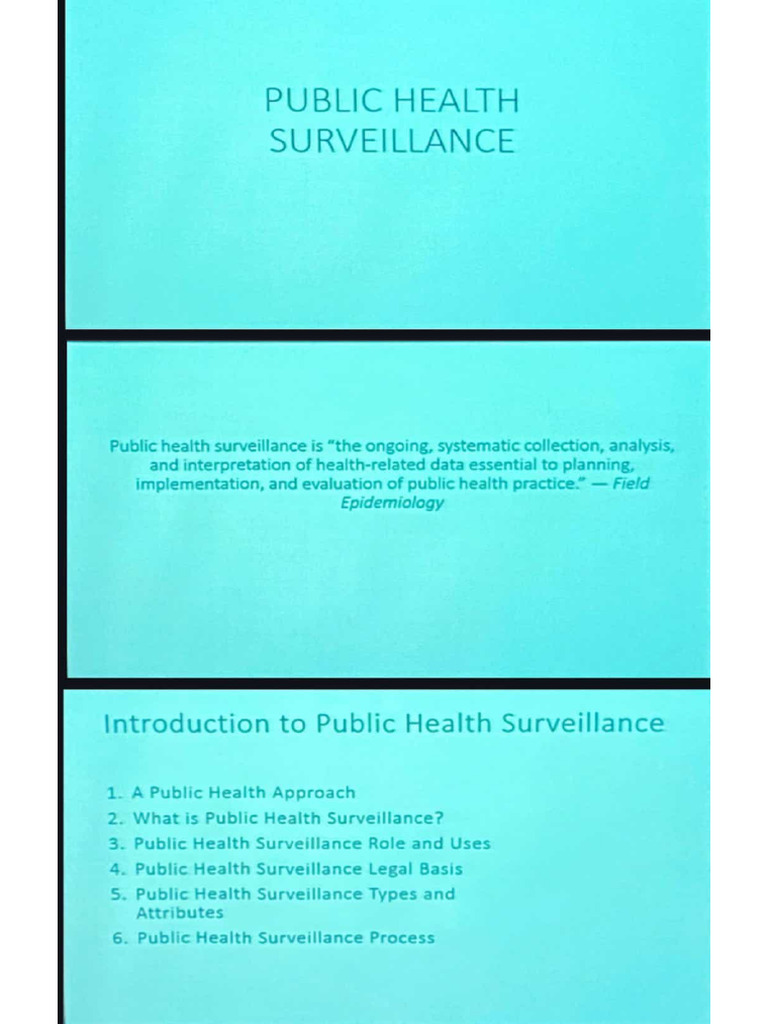Public Health Surveillance Mar 2024 14-03 | PDF