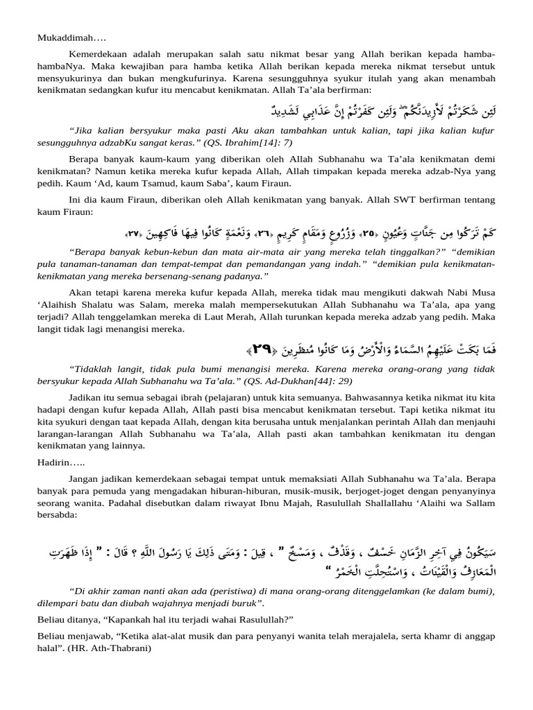 G4 Mensyukuri Nikmat Kemerdekaan | PDF
