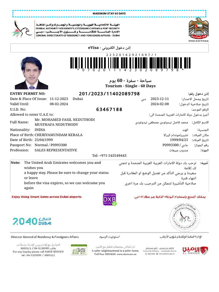 E Visa | PDF