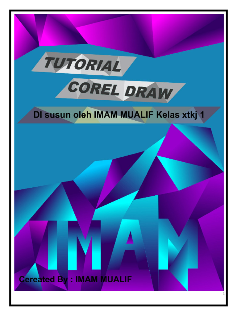 Tutorial Desain Grafis Corel Draw | PDF