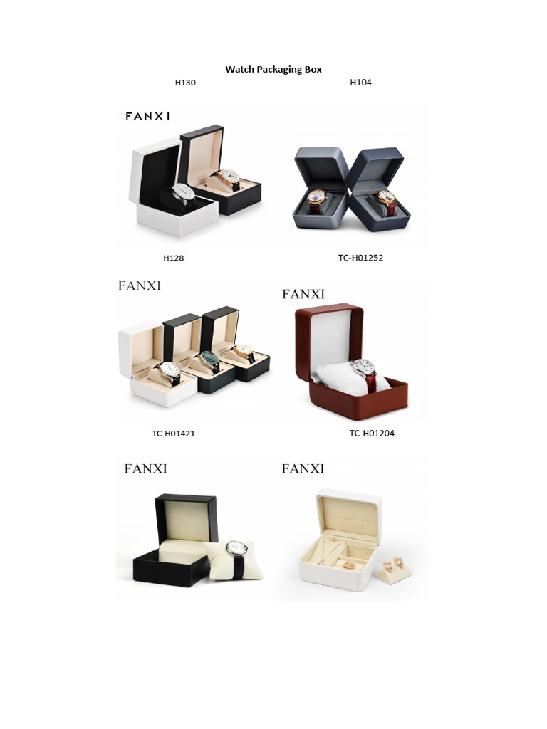 Comprehensive Watch Packaging Guide | PDF