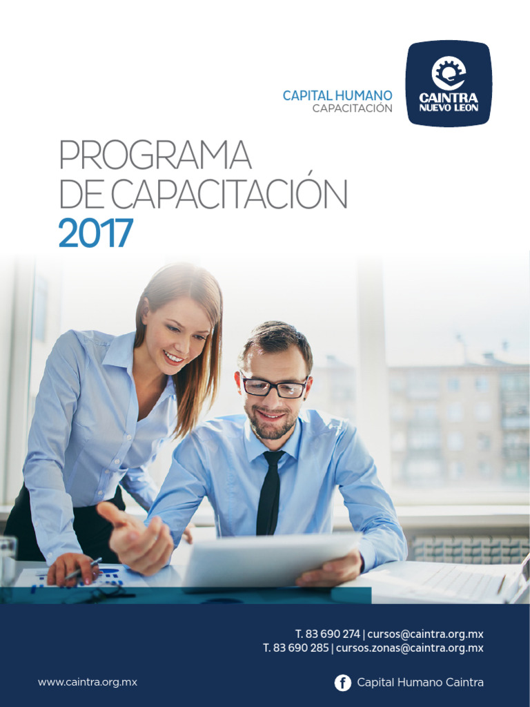 Programa de Capacitación CAINTRA 2017 | PDF | Reclutamiento | Business