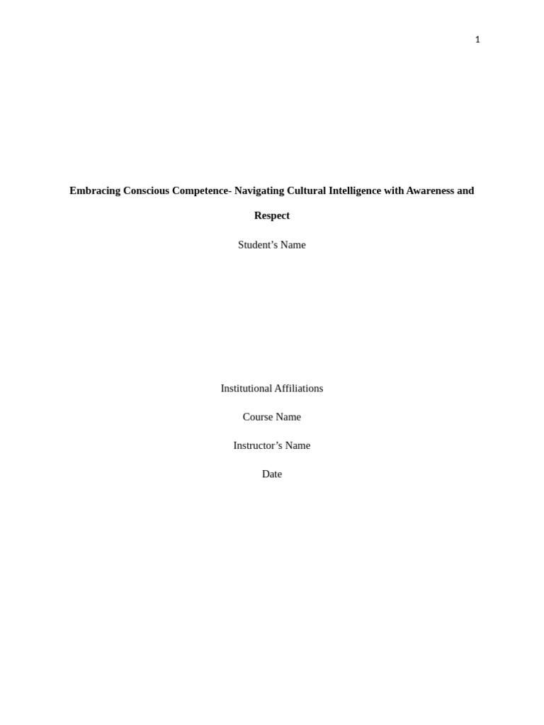 Cultural Intelligence for Social Entrepreneurs | PDF | Intelligence ...