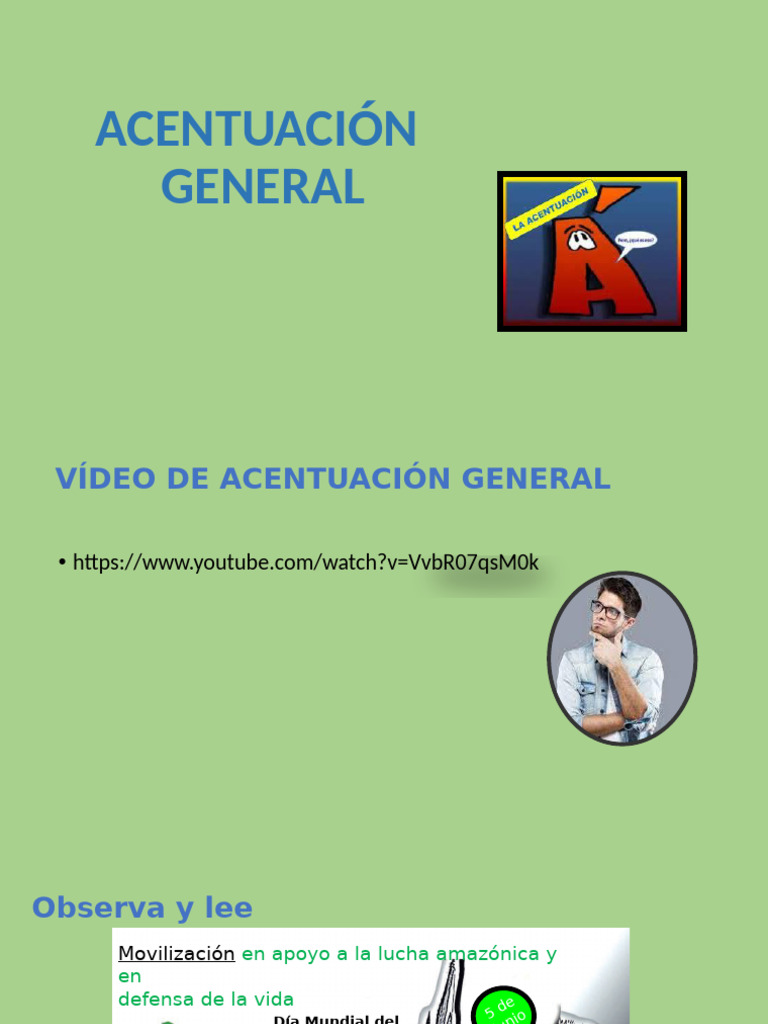 Reglas - de - Acentuacion - General (I Ciclo) | PDF | Lingüística ...