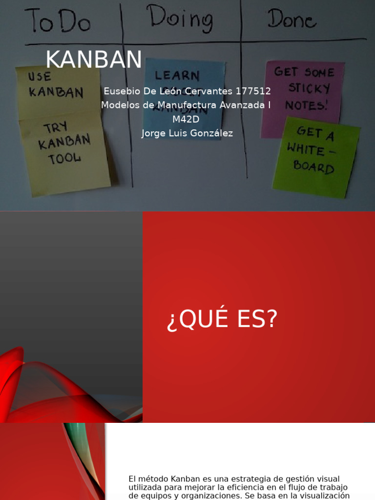 Orígenes y Plantillas del Kanban | PDF | Lean Manufacturing | Scrum ...