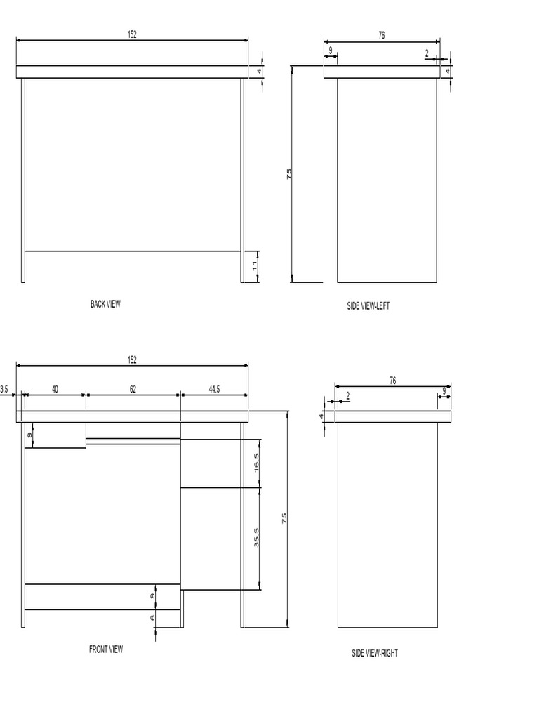 AutoCAD Table Drawing Guide | PDF