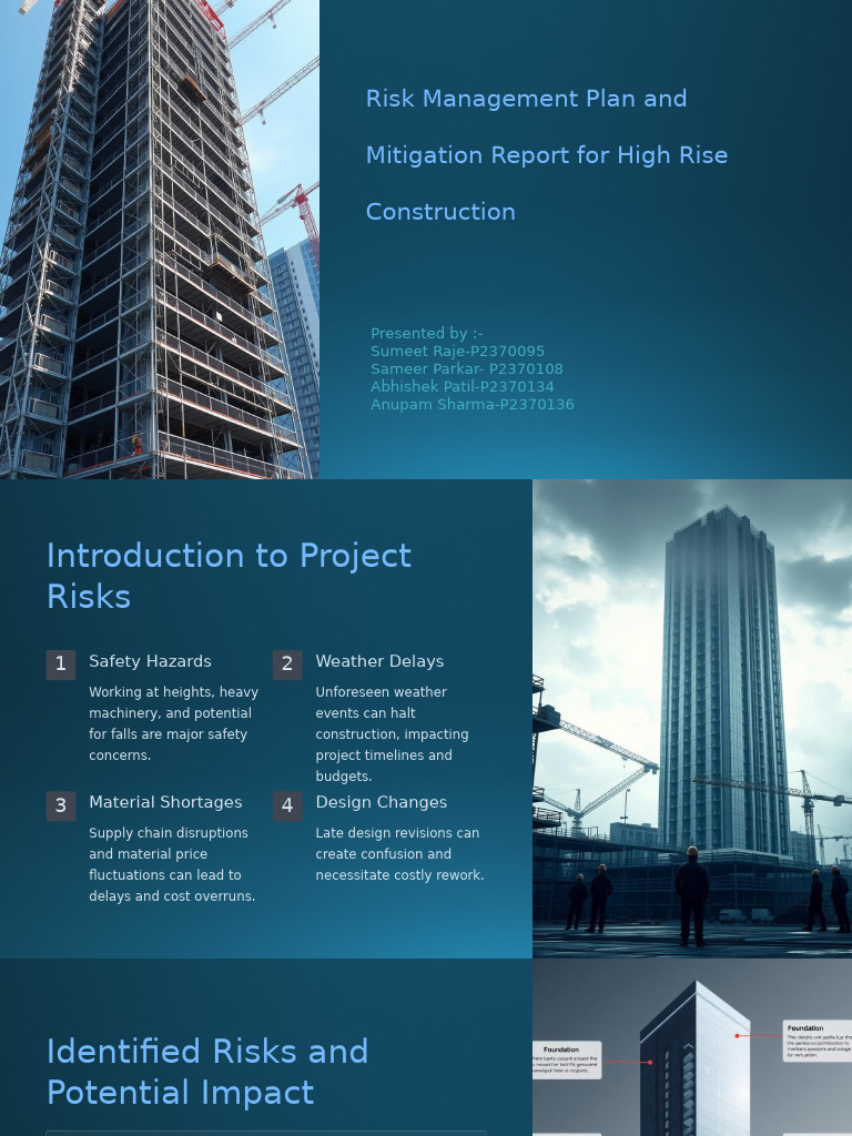 High Rise Risk Management Plan | PDF | Risk Management | Risk