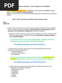D253 Task 2 Template