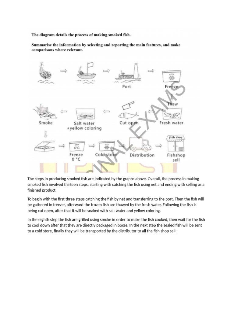 Smoked Fish Production Process | PDF