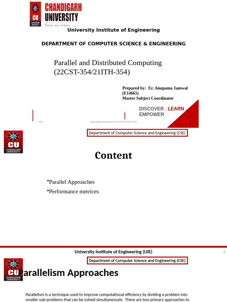 Parallel Computing Performance Metrics | PDF | Parallel Computing ...