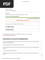 DPD Returns: Tracking and Pickup Guide | PDF
