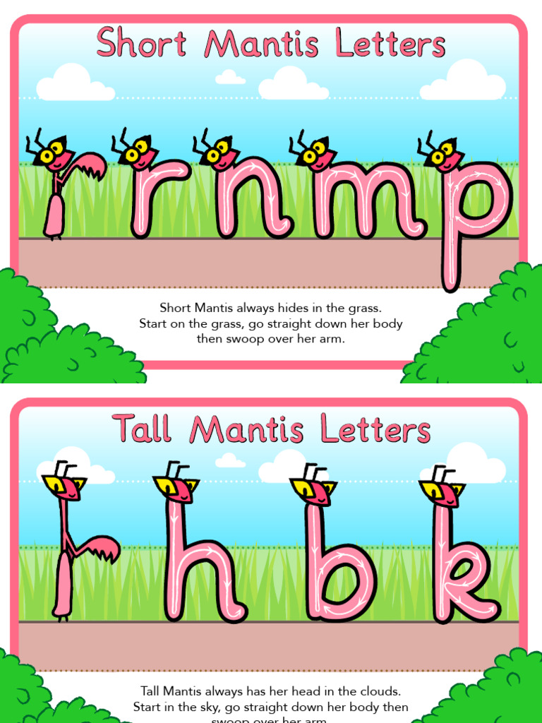 Fun Letter Formation with Bugs | PDF