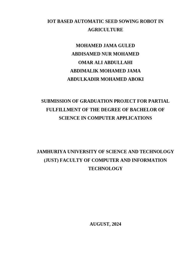 Iot_Based_Automatic_Seed_Sowing(2)(2)(1) | PDF | Internet Of Things ...