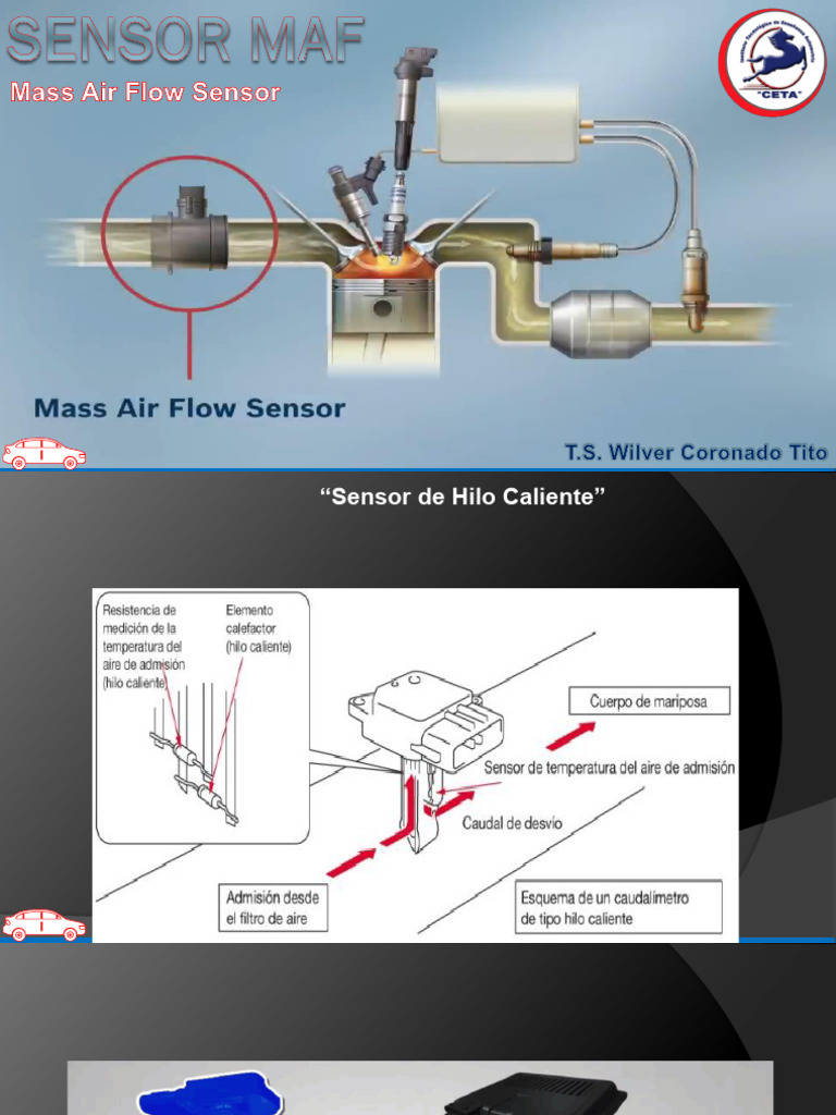 2 Sensor MAF (Tipo Hilo Caliente) | PDF | Sensor | Inyección de combustible